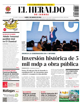 Cover of El Heraldo de Juarez