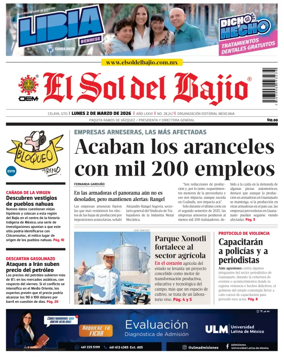 Cover of El Sol de Bajio