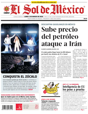 Cover of El Sol de Mexico