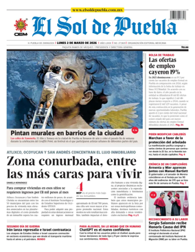 Cover of El Sol de Puebla
