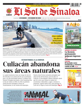 Cover of El Sol de Sinaloa