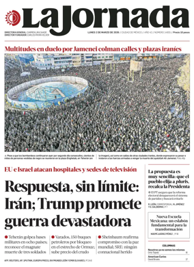 Cover of La Jornada