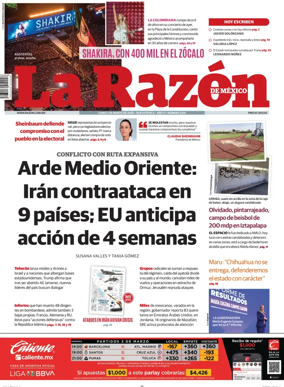 Cover of La Razon de Mexico