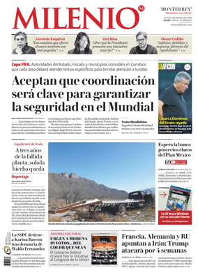 Cover of Milenio Monterrey