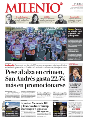 Cover of Milenio Puebla