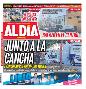 Cover of Periodico Al Dia (Irapuato)