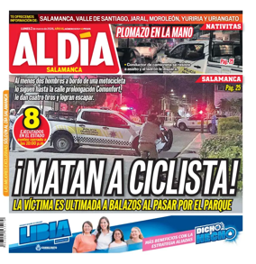 Cover of Periodico Al Dia (Salamanca)