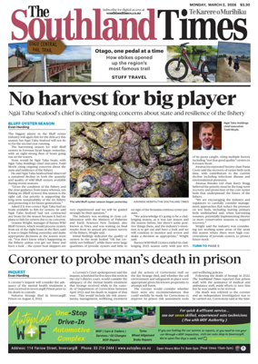 Cover of The Southland Times