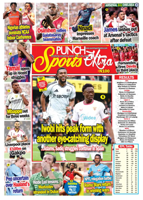 Cover of Punch Sports Extra