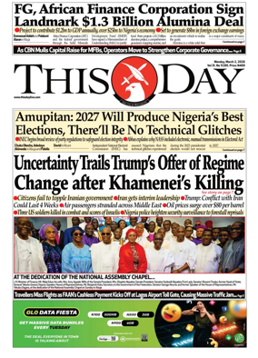 Cover of THISDAY