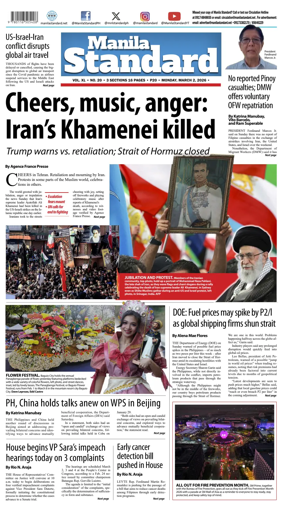 Cover of Manila Standard