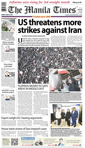 Cover of The Manila Times