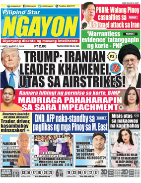 Cover of Pilipino Star Ngayon