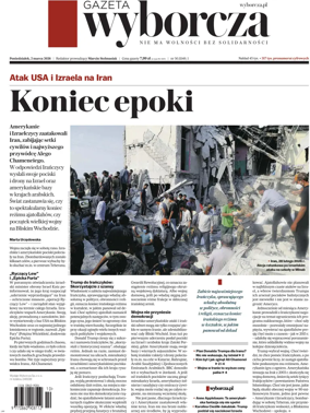 Cover of Gazeta Wyborcza Stoleczna