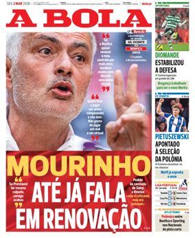 Cover of A BOLA (Portuguese)