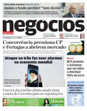 Cover of Jornal de Negocios