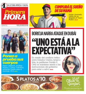 Cover of Primera Hora