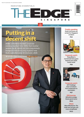 Cover of The Edge Singapore