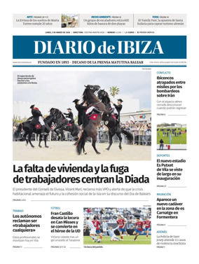 Cover of Diario de Ibiza