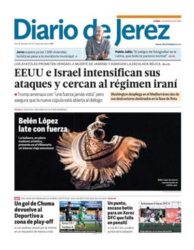 Cover of Diario de Jerez