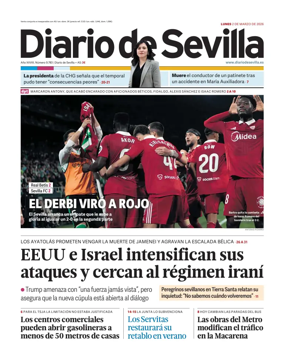 Cover of Diario de Sevilla