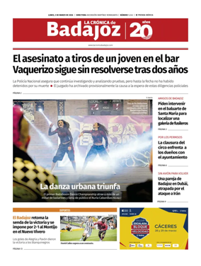 Cover of La Cronica de Badajoz BE