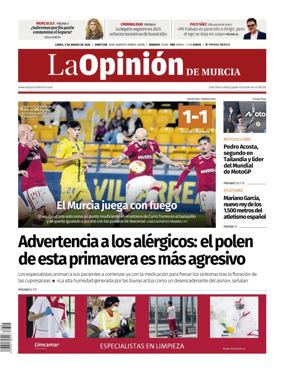 Cover of La Opinion de Murcia
