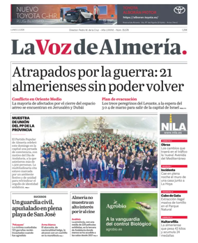 Cover of La Voz de Almeria
