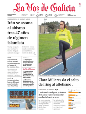 Cover of La Voz de Galicia (Barbanza)