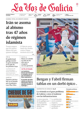 Cover of La Voz de Galicia (Carballo)