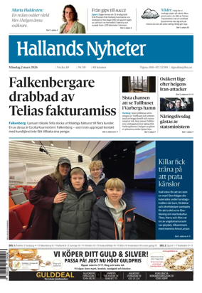 Cover of Hallands Nyheter