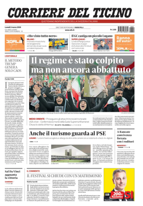 Cover of Corriere del Ticino
