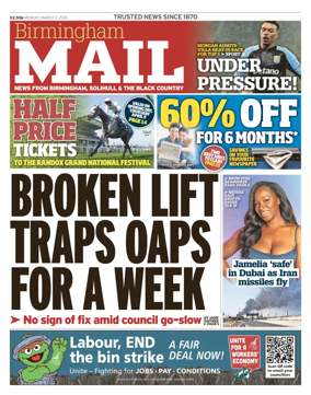 Cover of Birmingham Mail