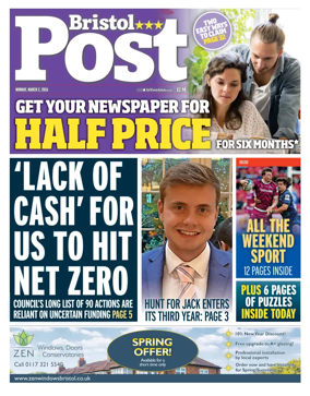 Cover of Bristol Post