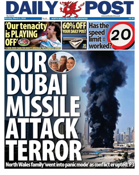 Cover of Daily Post (North Wales)