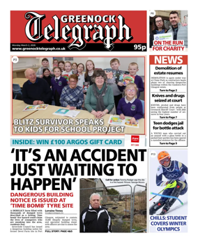 Cover of Greenock Telegraph