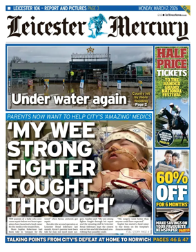 Cover of Leicester Mercury