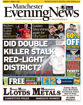 Cover of Manchester Evening News
