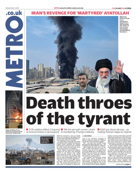 Cover of Metro (UK)