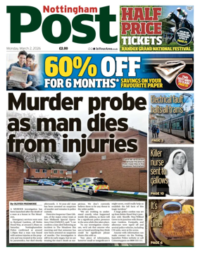 Cover of Nottingham Post