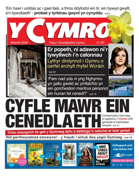 Cover of Y Cymro