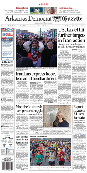 Cover of Arkansas Democrat-Gazette