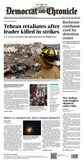 Cover of Democrat and Chronicle