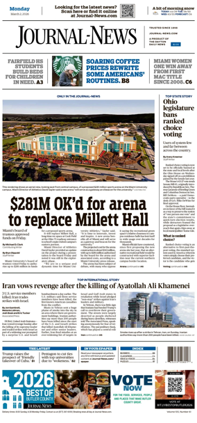 Cover of Hamilton Journal News