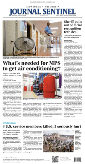 Cover of Milwaukee Journal Sentinel