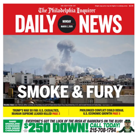 Cover of Philadelphia Daily News