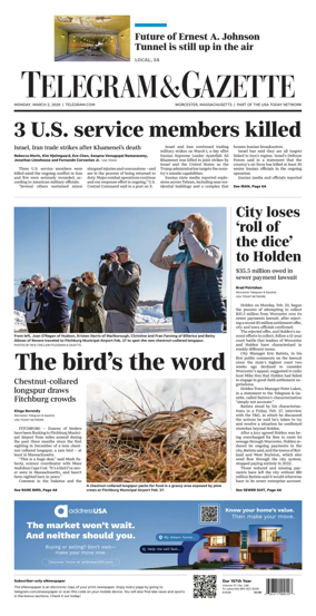 Cover of Telegram & Gazette