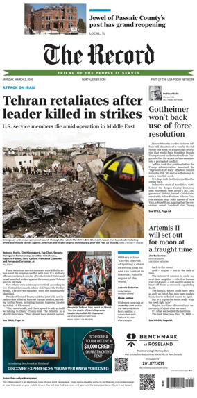 Cover of The Bergen Record