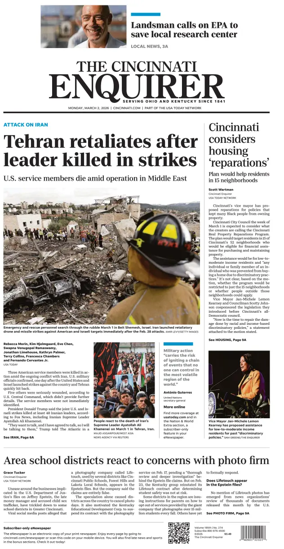 Cover of The Cincinnati Enquirer