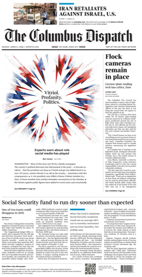 Cover of The Columbus Dispatch